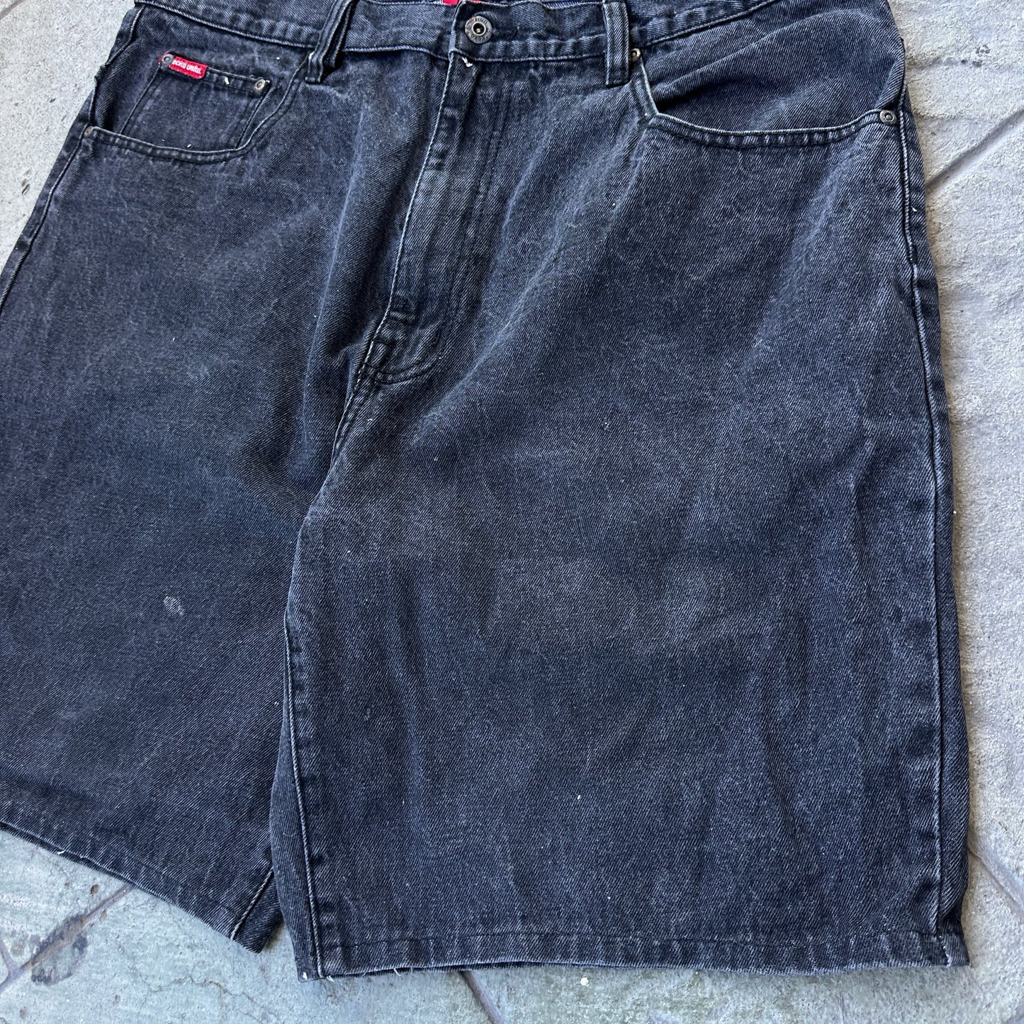 Short o Jort Vintage Ecko Unltd De Hombre Talla 38 Color Negro Desvanecido Estilo Baggy Y2K