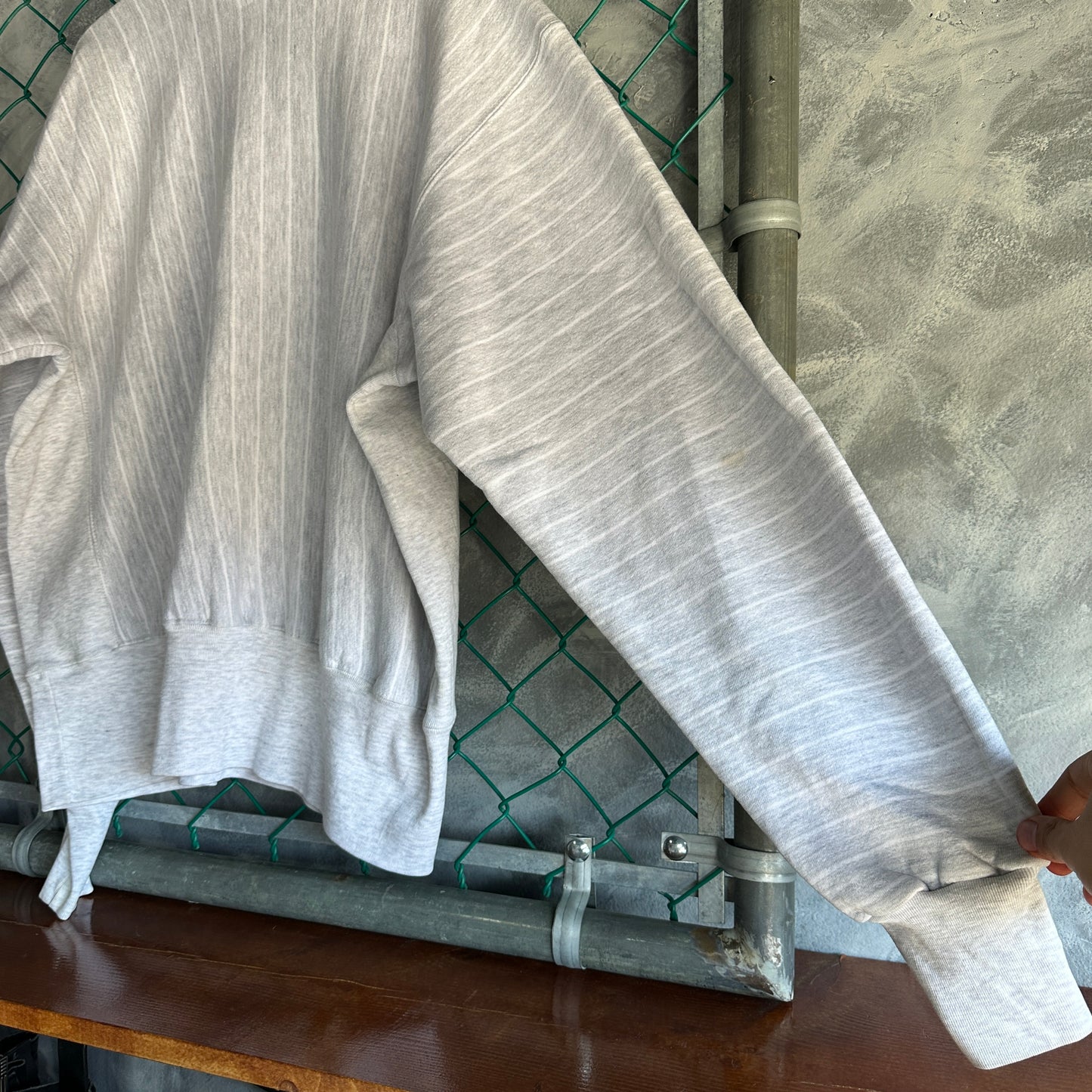 Suéter Vintage Colegial Pikeville De Hombre Talla Xl Color Gris 90s Universitario USA