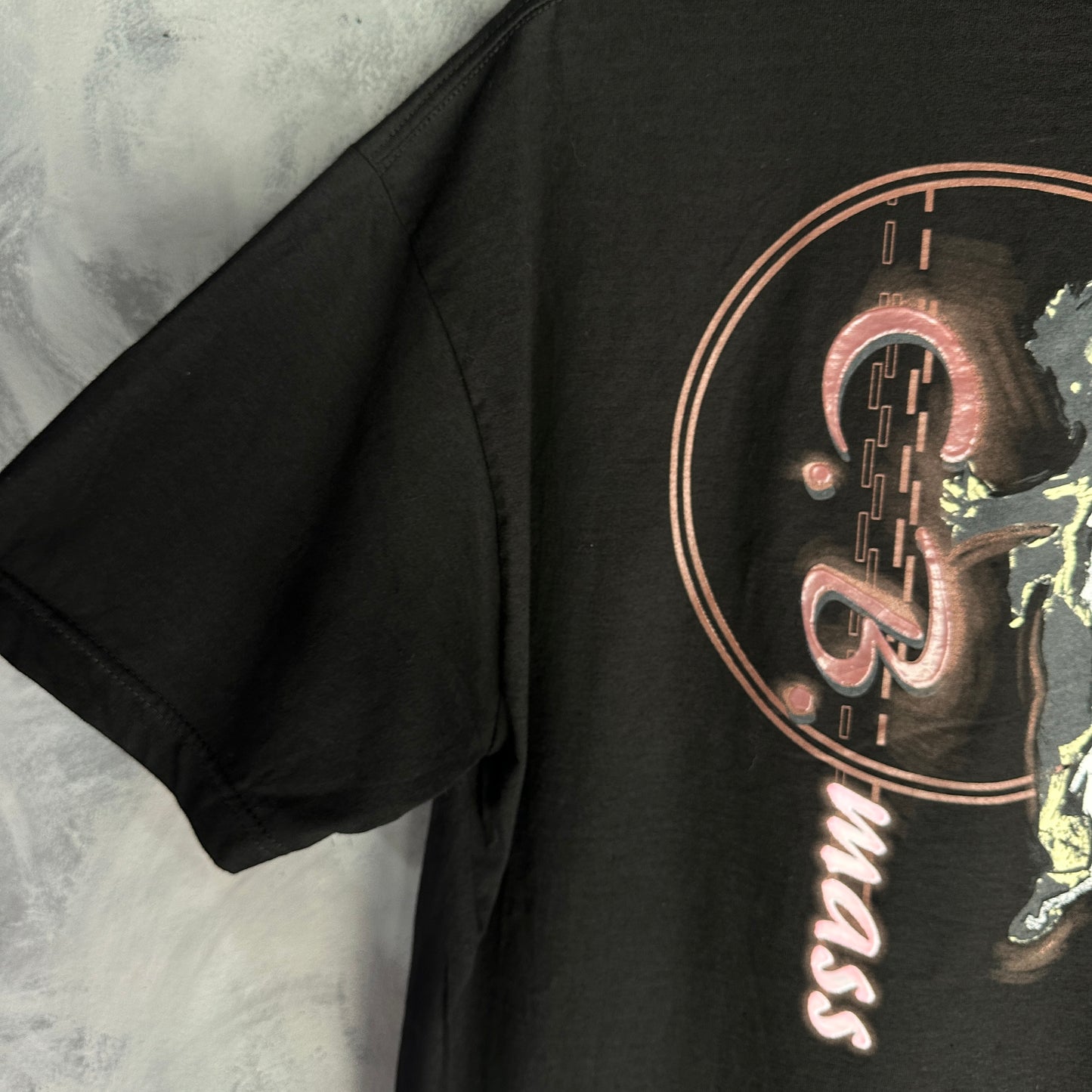 Playera Basica NBN Para Hombre Talla XL Color Negro C.B Mass Hip Hop