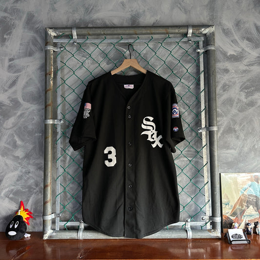 Jersey de Chicago White Sox De Hombre Talla Xl Color Negra #3 Original