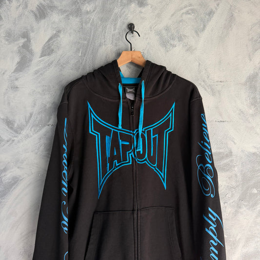Sueter Zip Up Hoodie Y2K Tapout De Hombre MMA