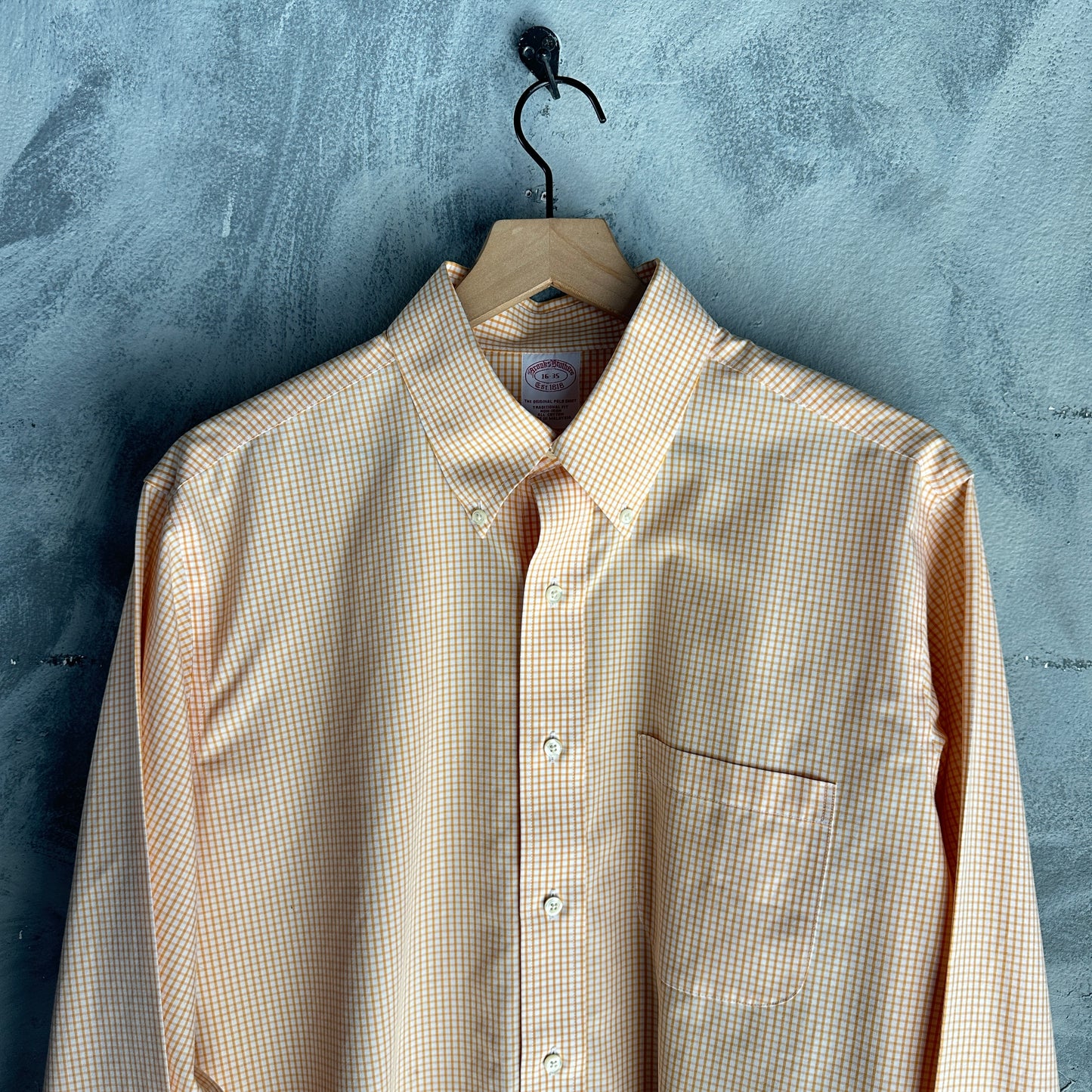 Camisa De Botones Brooks Brothers De Hombre 16-35