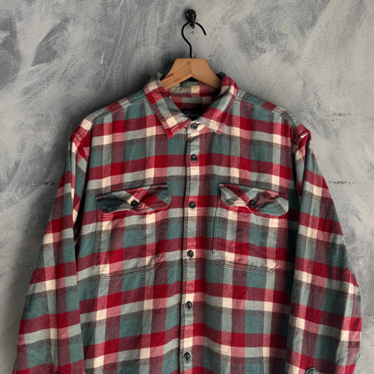 Camisa De Botones Franela Patagonia De Hombre
