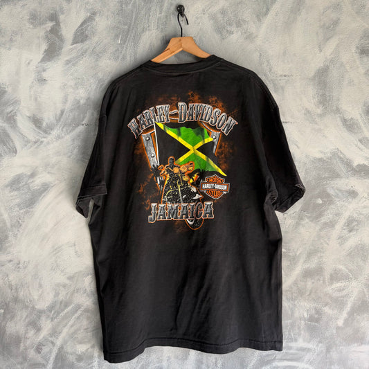 Camisa Vintage Harley Davidson De Hombre Talla 2XL Jamaica