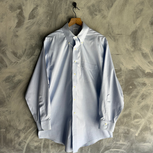 Camisa De Botones Brooks Brothers De Hombre Talla 16.5 33 Solido