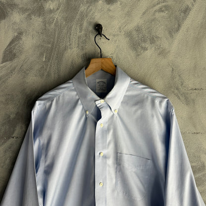 Camisa De Botones Brooks Brothers De Hombre Talla 16.5 33 Solido