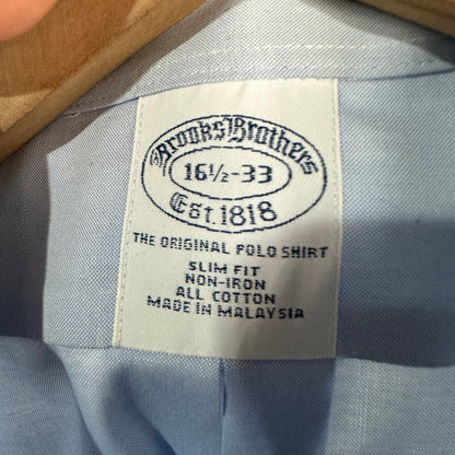 Camisa De Botones Brooks Brothers De Hombre Talla 16.5 33 Solido