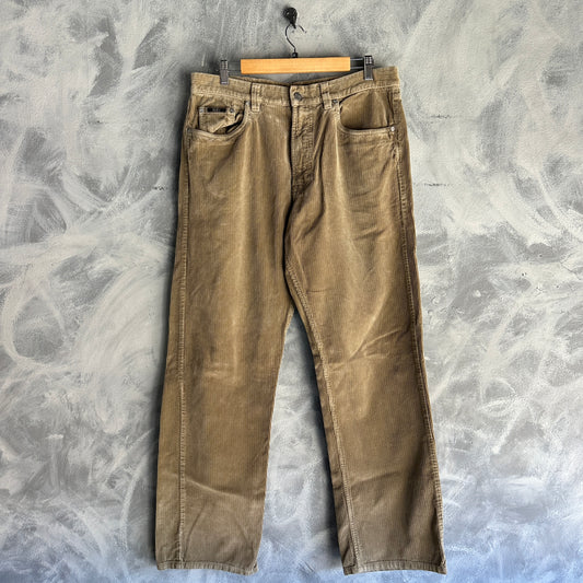 Pantalon Vintage Hugo Boss De Pana De Hombre Talla 36x32 (34x31)
