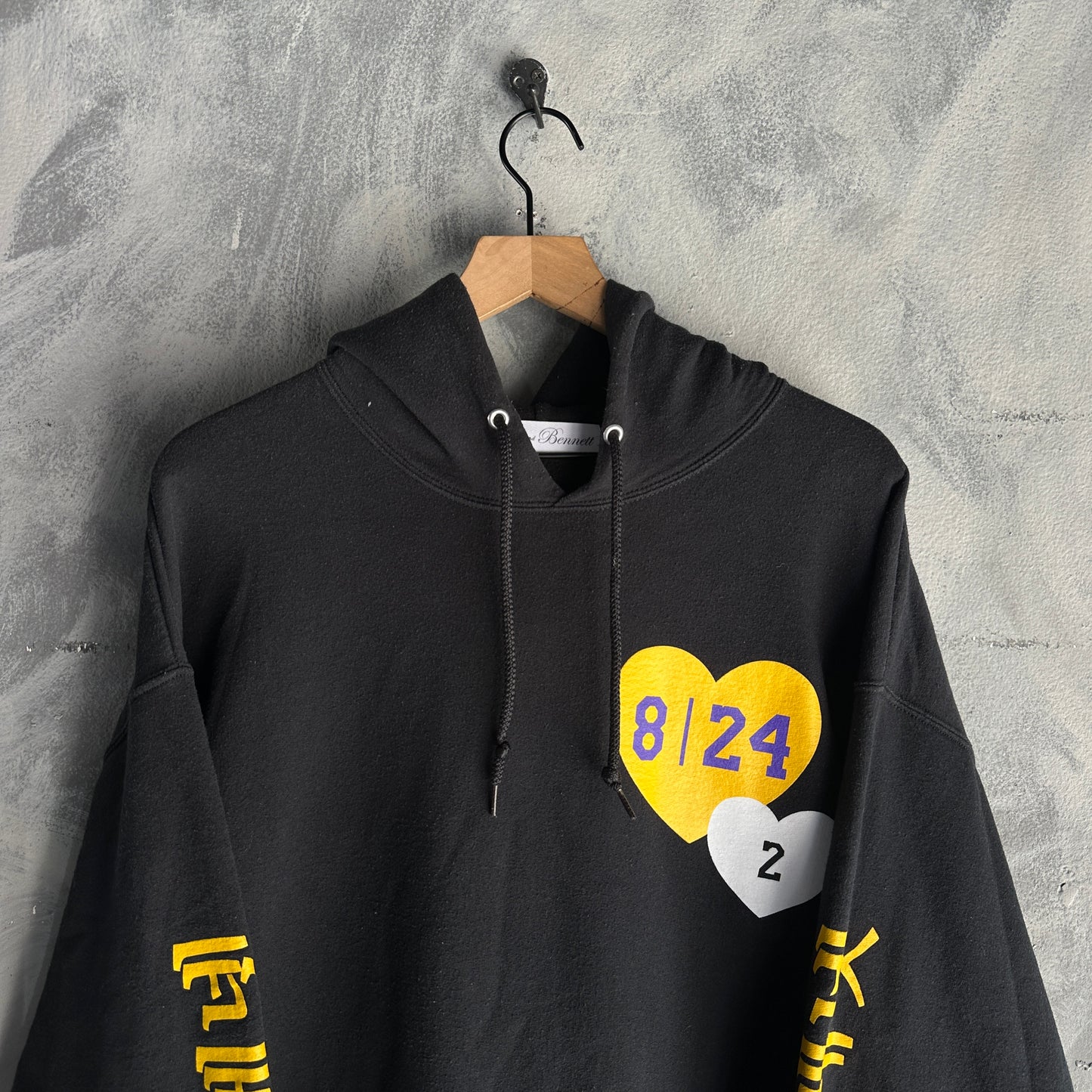 Sueter Hoodie De Lakers Kobey Bryant Y Gigi Memorial De Hombre Tributo