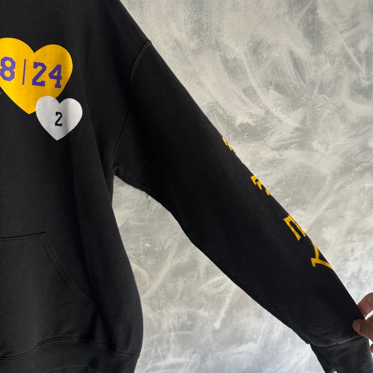 Sueter Hoodie De Lakers Kobey Bryant Y Gigi Memorial De Hombre Tributo
