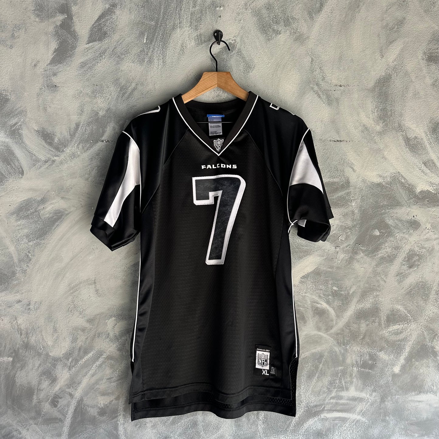 Jersey De Michael Vick Juvenil Talla Xl 18-20 Color Negro Reebok Bordada