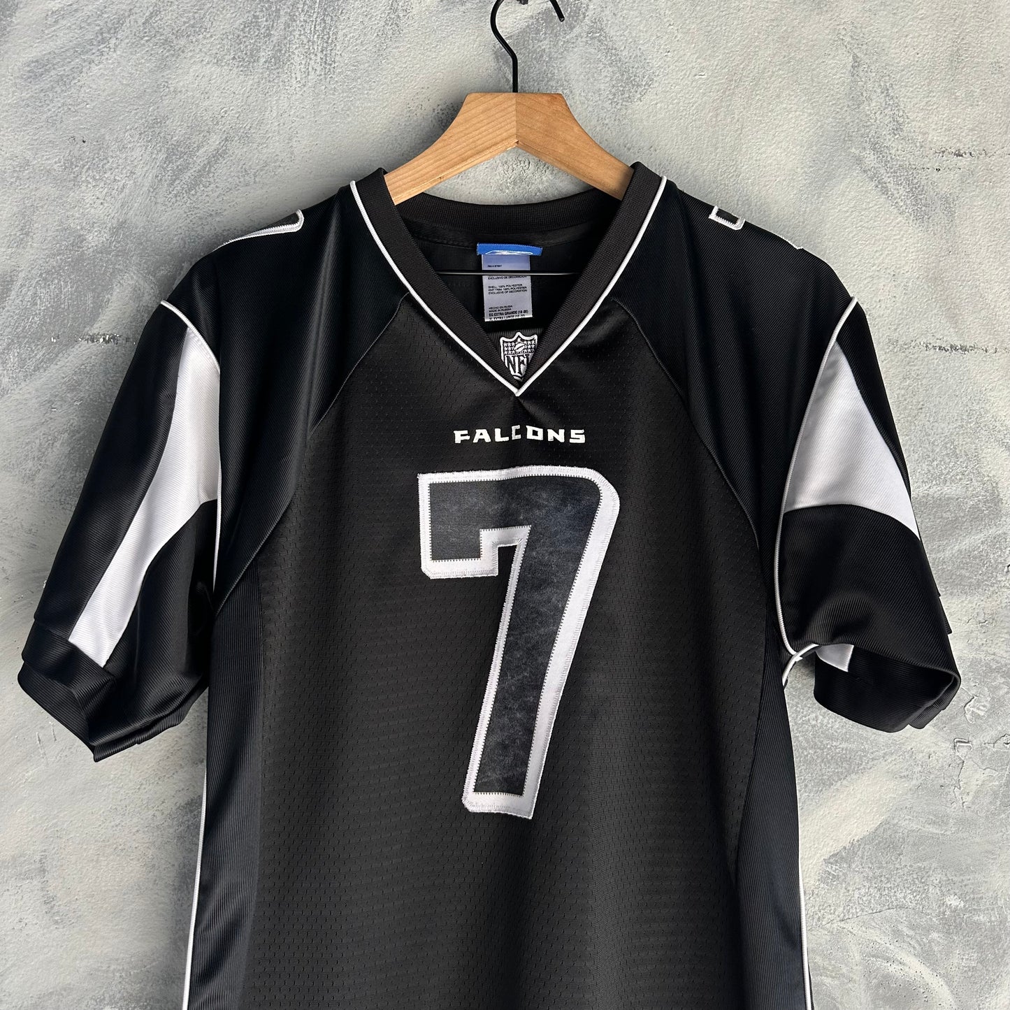 Jersey De Michael Vick Juvenil Talla Xl 18-20 Color Negro Reebok Bordada