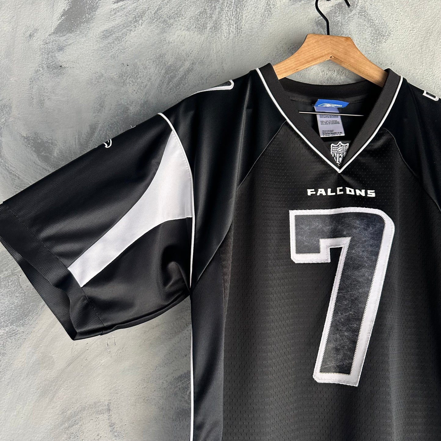 Jersey De Michael Vick Juvenil Talla Xl 18-20 Color Negro Reebok Bordada