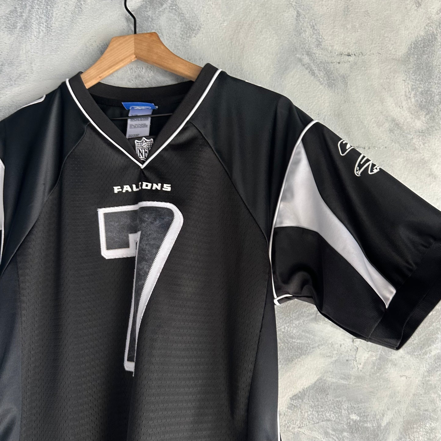 Jersey De Michael Vick Juvenil Talla Xl 18-20 Color Negro Reebok Bordada