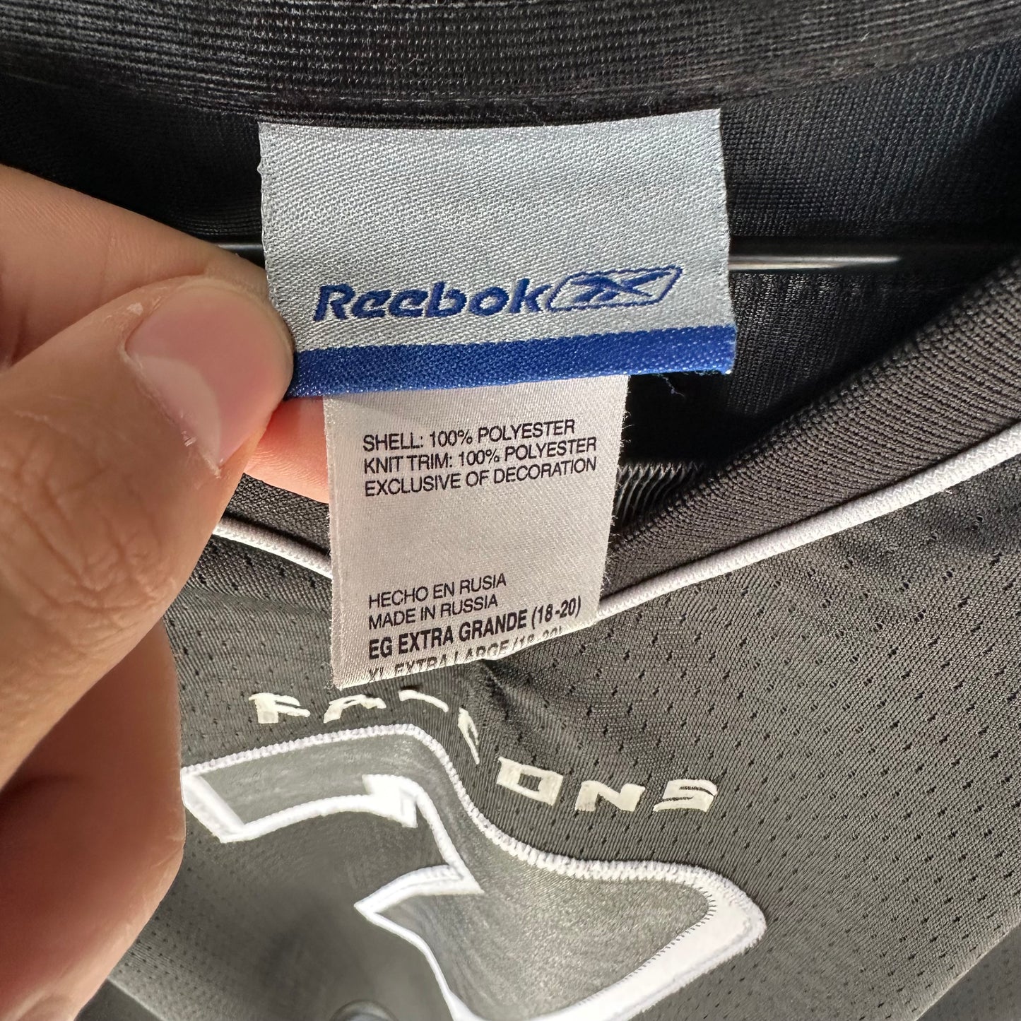 Jersey De Michael Vick Juvenil Talla Xl 18-20 Color Negro Reebok Bordada