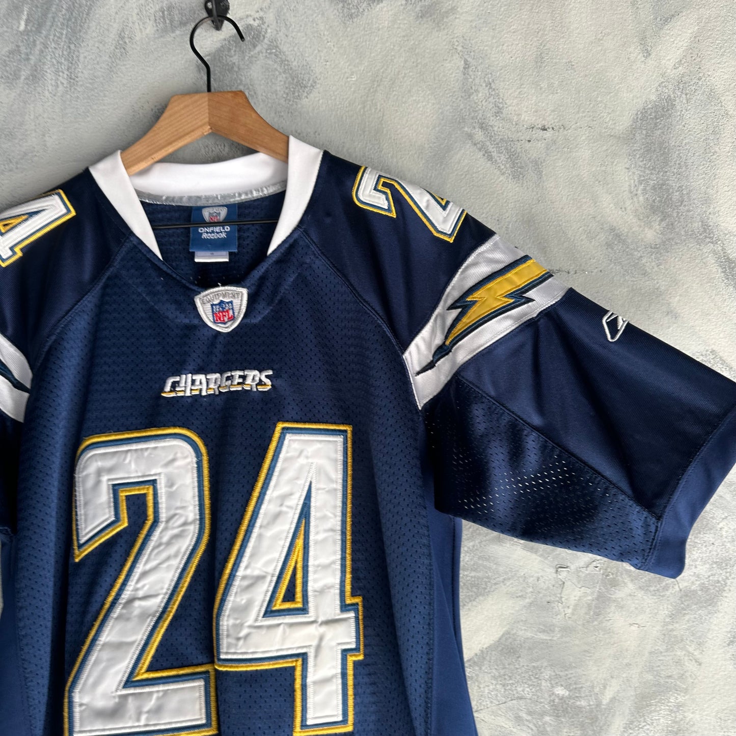 Jersey De Los Chargers Mathews Reebok De Hombre Talla 48 Color Azul On Field