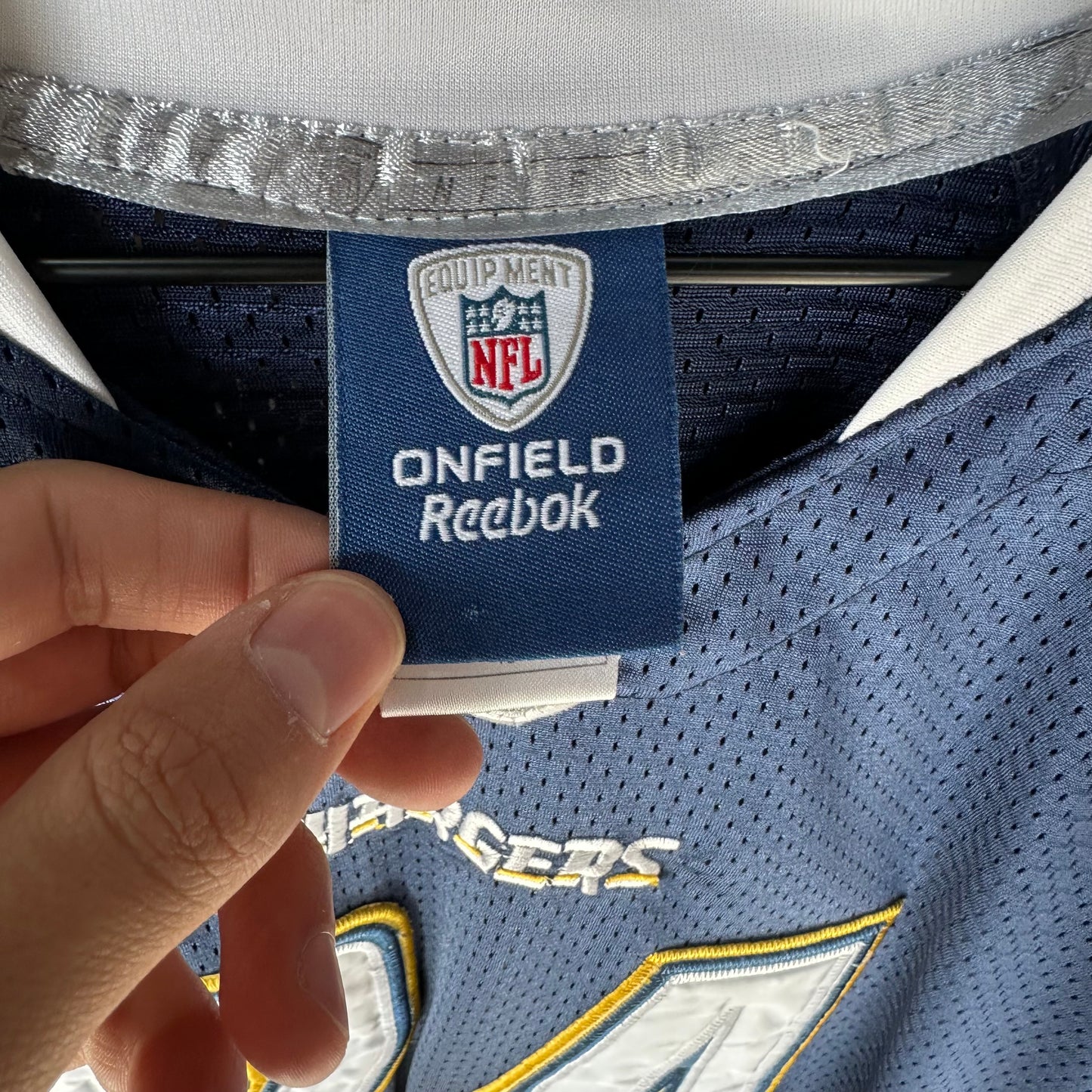 Jersey De Los Chargers Mathews Reebok De Hombre Talla 48 Color Azul On Field
