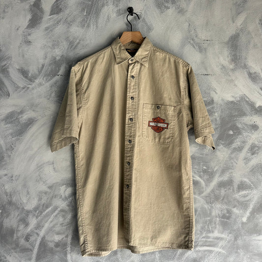 Camisa De Botones Harley Davidson De Hombre Motociclista