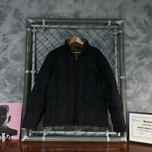 Chamarra Puffer Eddie Bauer De Hombre Talla L Color Negro Con Forro Pluma Pluma de Ganso