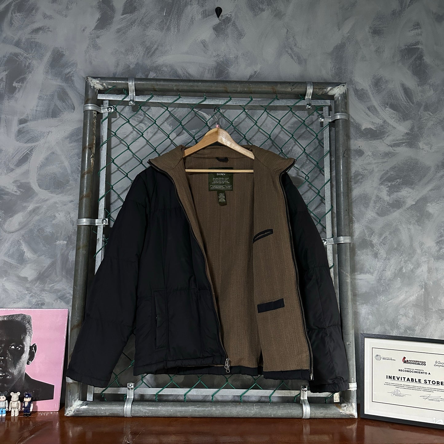 Chamarra Puffer Eddie Bauer De Hombre Talla L Color Negro Con Forro Pluma Pluma de Ganso