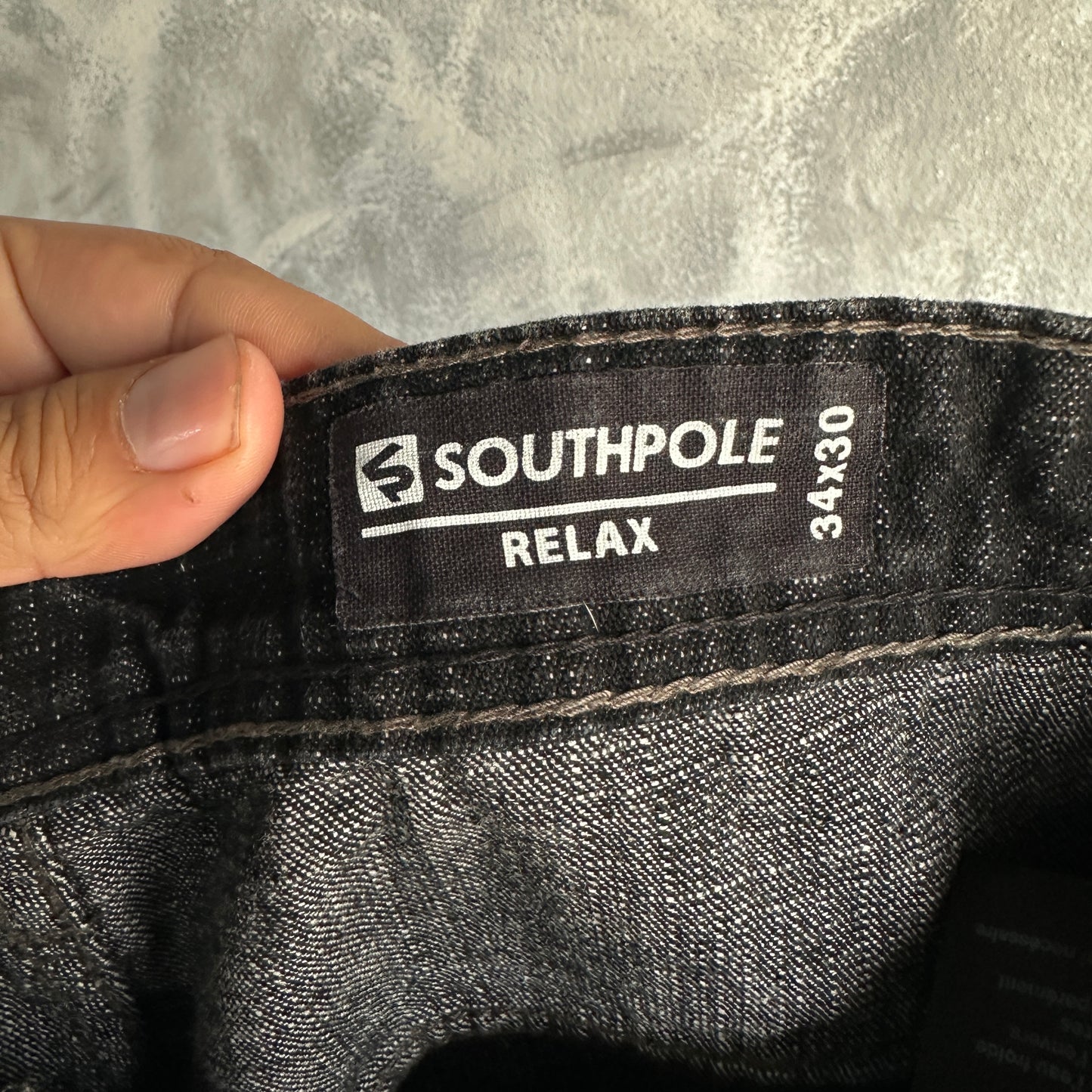 Pantalon Y2K Southpole De Hombre 34x30 Baggy