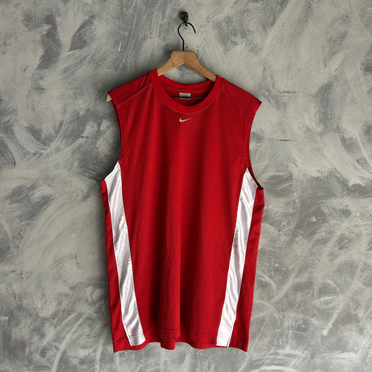 Camisa Vintage Nike Tan Top De Hombre Sin Mangas