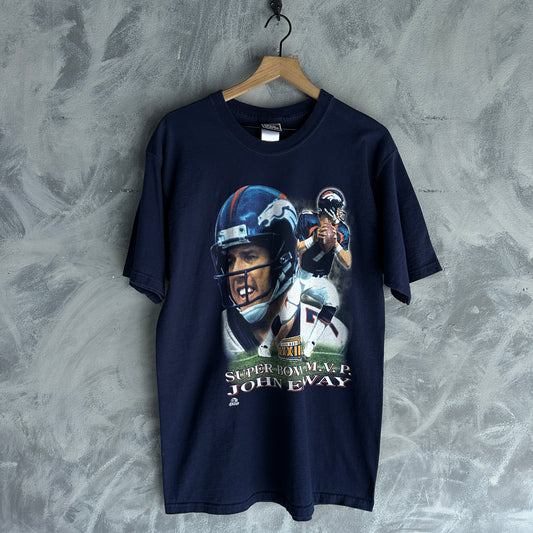 Camisa Vintage De John Elway Superbowl De Hombre Denver Broncos