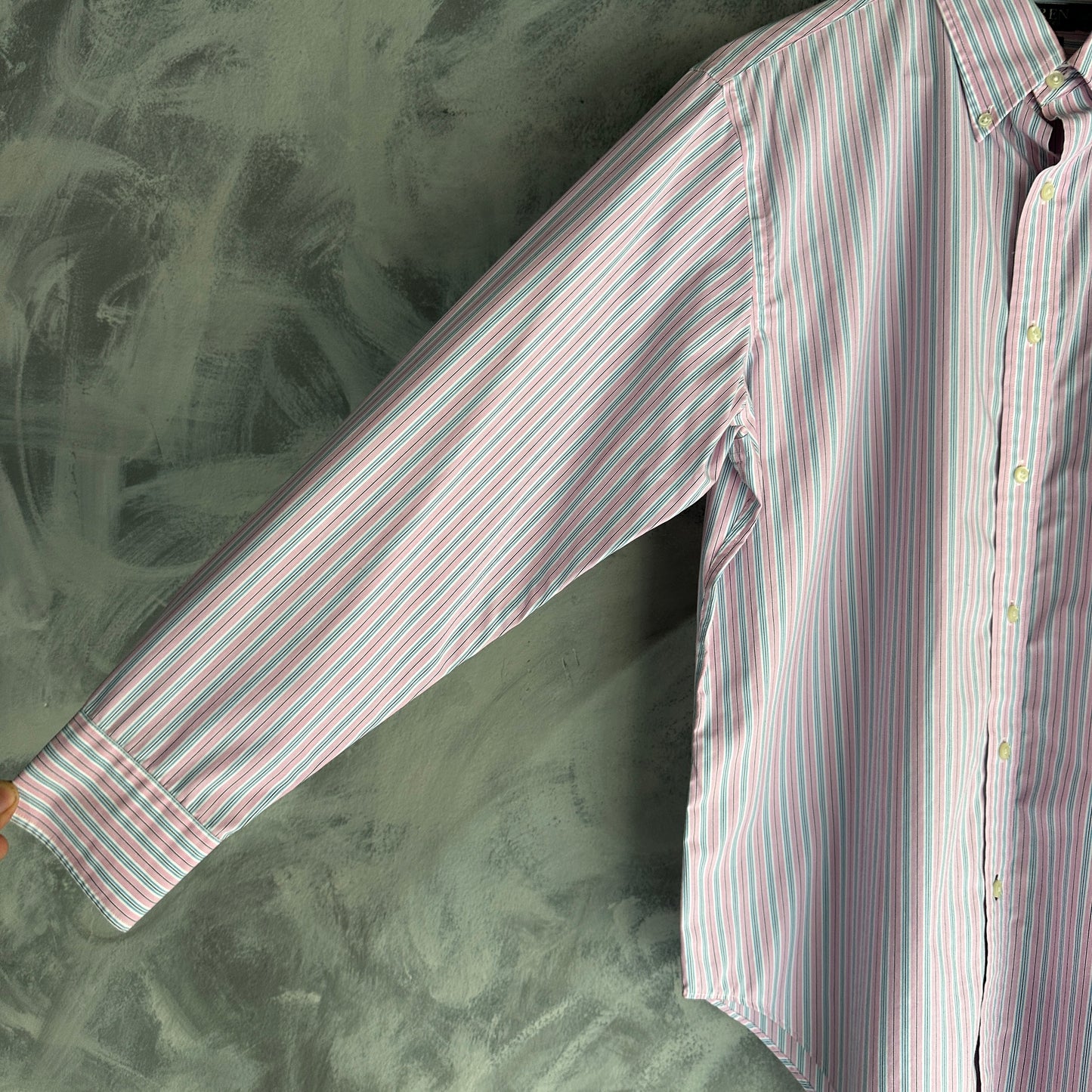 Camisa De Botones Polo Ralph Lauren De Hombre 15.5-32-33 De Lineas