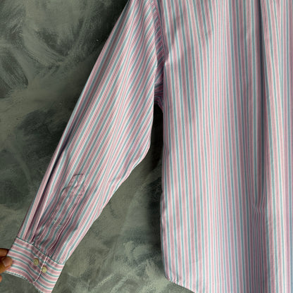 Camisa De Botones Polo Ralph Lauren De Hombre 15.5-32-33 De Lineas