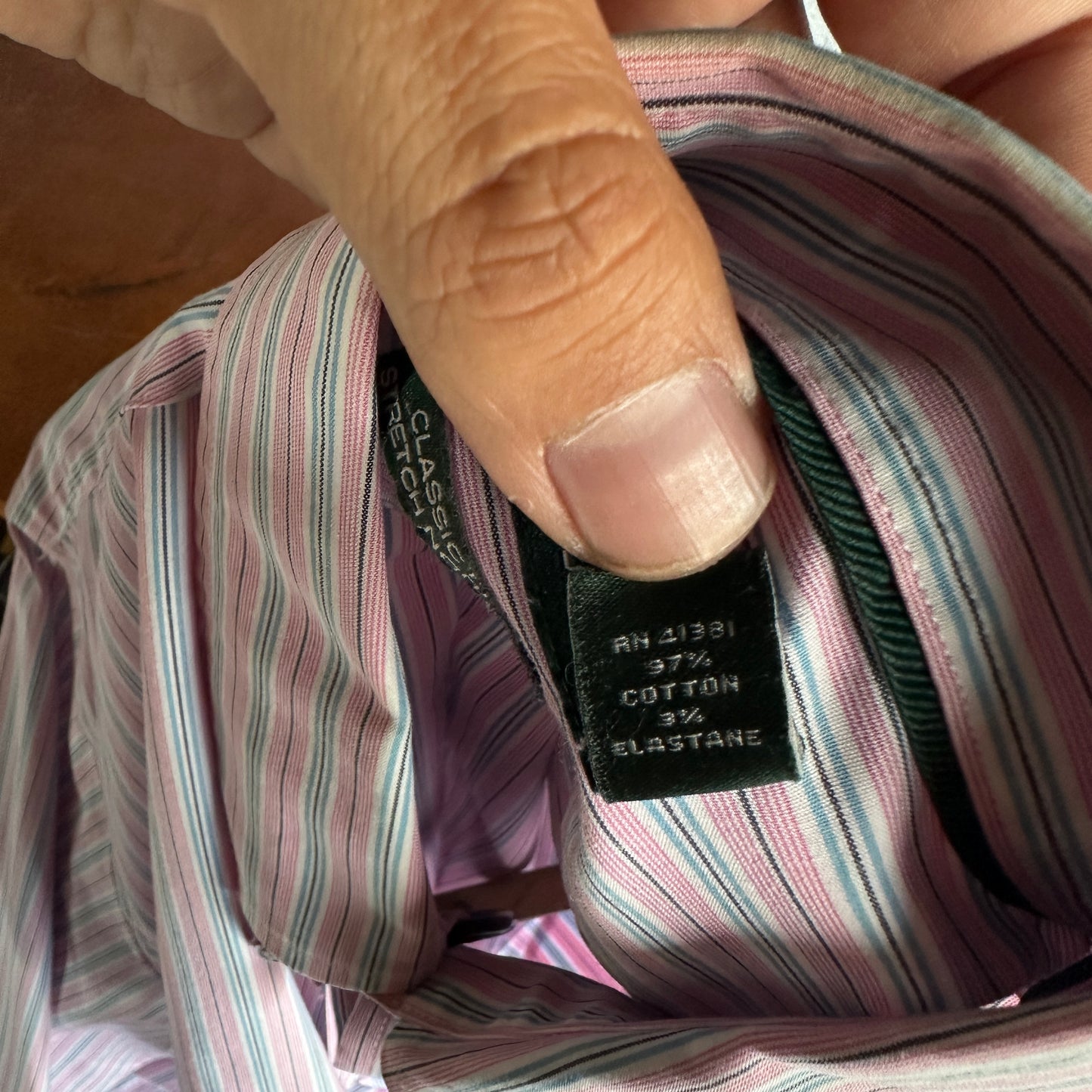 Camisa De Botones Polo Ralph Lauren De Hombre 15.5-32-33 De Lineas