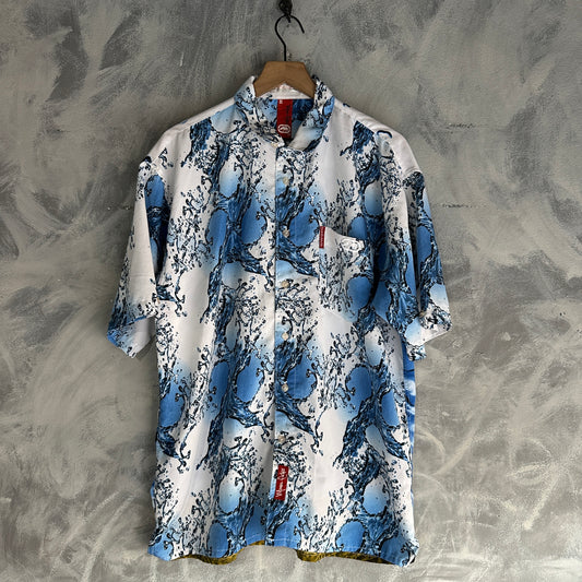 Camisa De Botones Ecko Unltd De Hombre De Agua Summer 2000