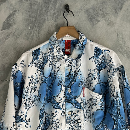 Camisa De Botones Ecko Unltd De Hombre De Agua Summer 2000