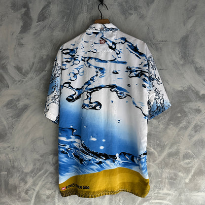 Camisa De Botones Ecko Unltd De Hombre De Agua Summer 2000