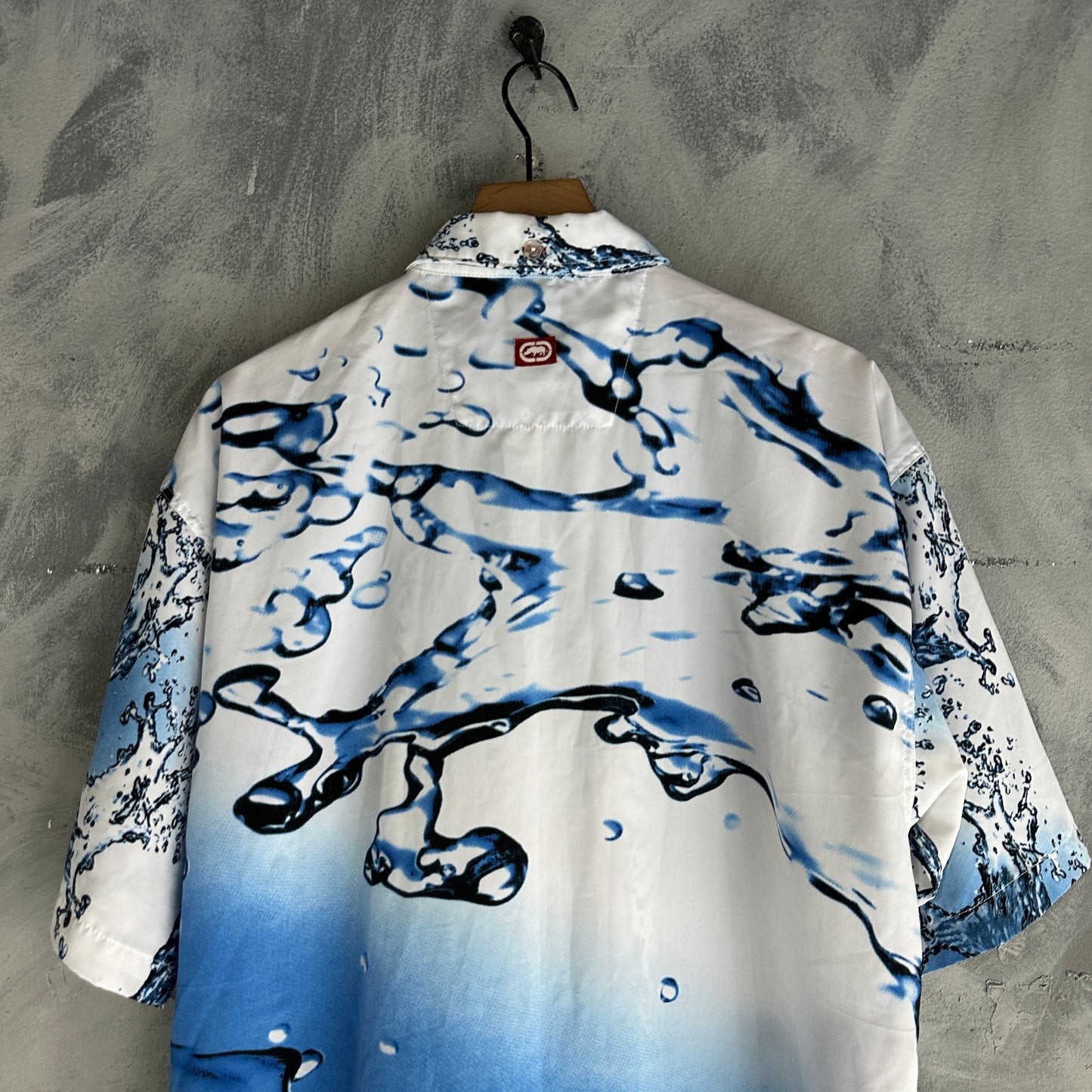 Camisa De Botones Ecko Unltd De Hombre De Agua Summer 2000