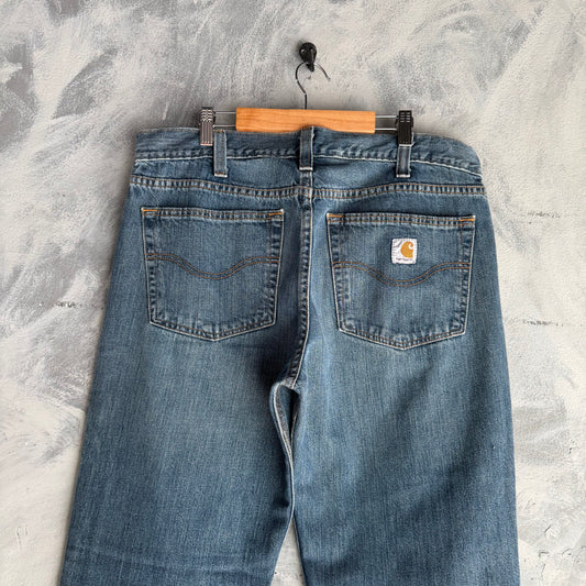 Pantalon Carhartt De Hombre Talla 34x34 Corte Recto Relajado