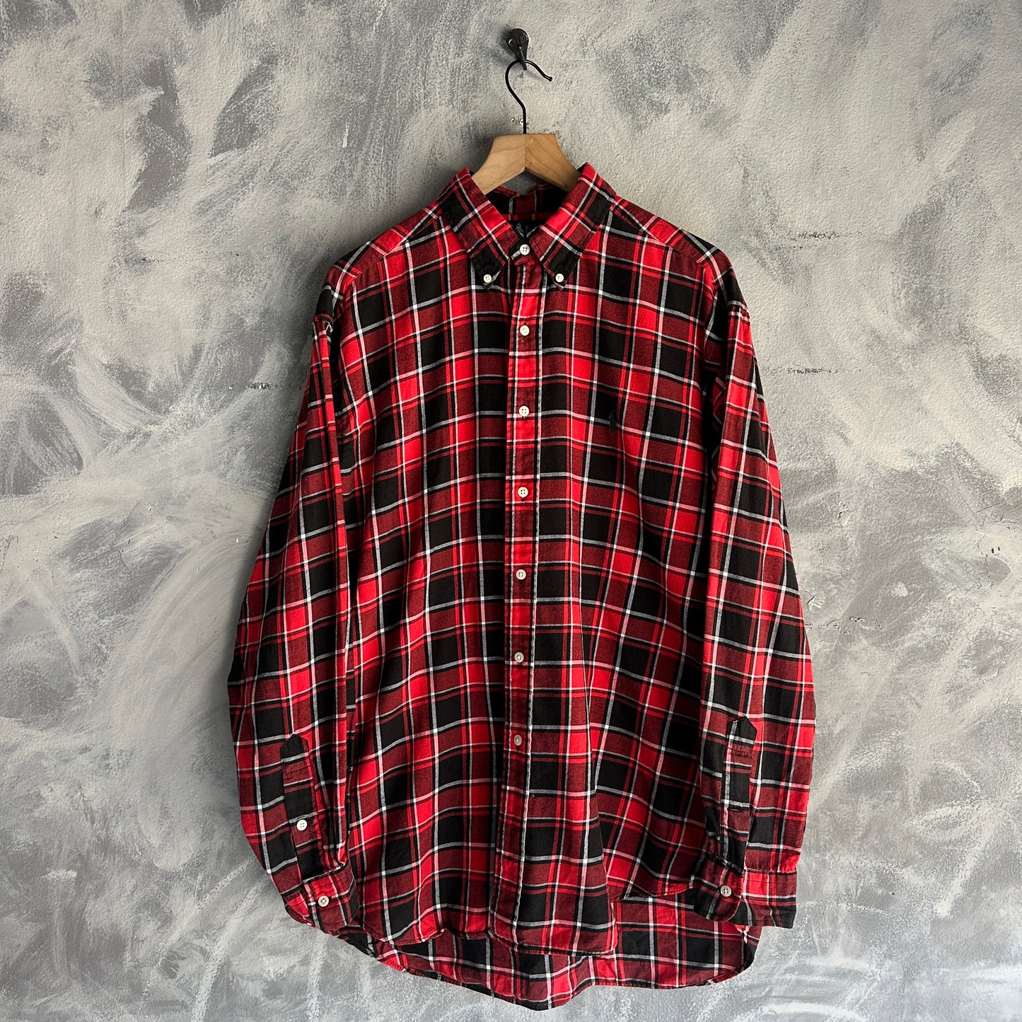 Camisa De Botones Polo Ralph Lauren De Hombre De Cuadros Tartan Blaire Franela