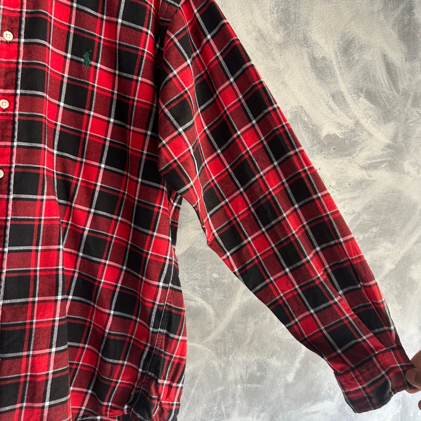 Camisa De Botones Polo Ralph Lauren De Hombre De Cuadros Tartan Blaire Franela