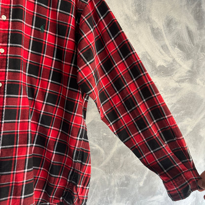 Camisa De Botones Polo Ralph Lauren De Hombre De Cuadros Tartan Blaire Franela
