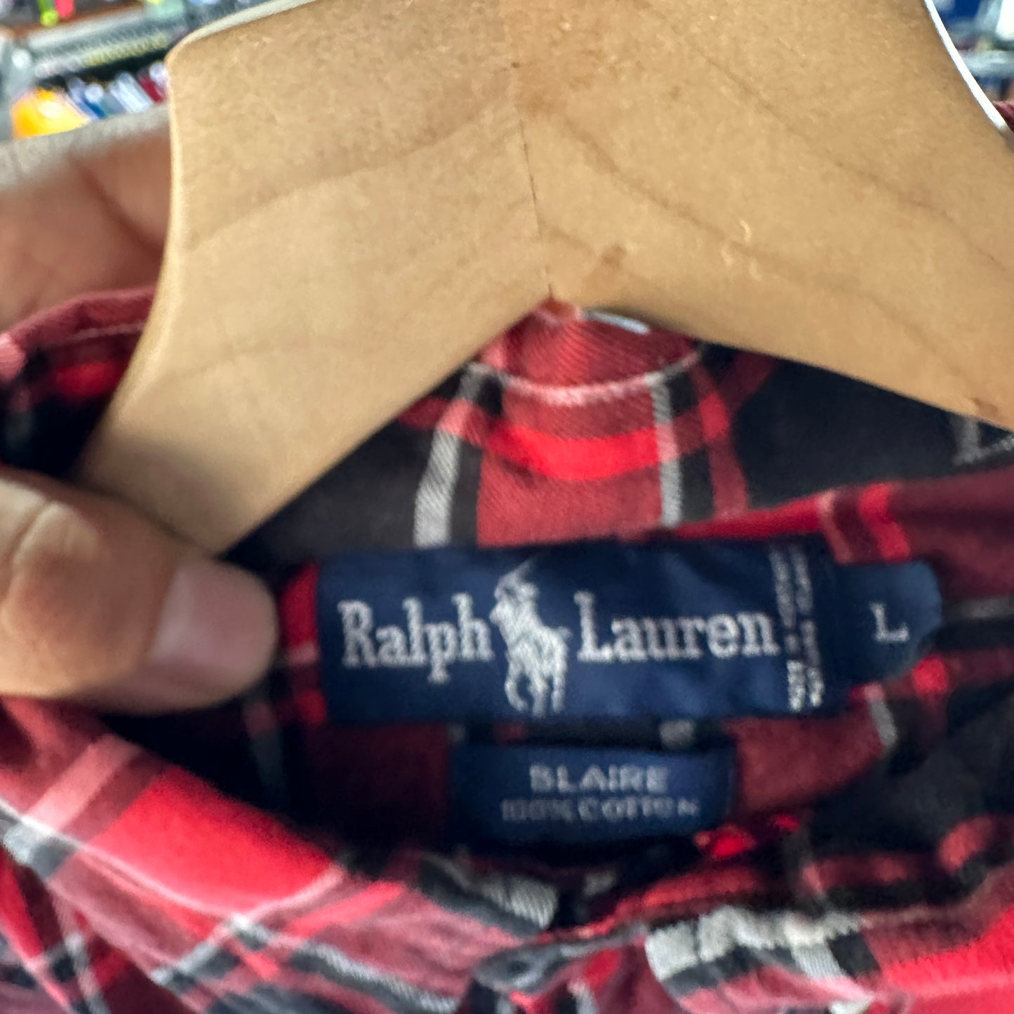 Camisa De Botones Polo Ralph Lauren De Hombre De Cuadros Tartan Blaire Franela
