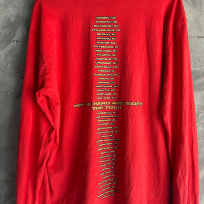 Camisa Billie Eilish Hit Me Hard and Soft De Hombre Manga Large Merch Tour