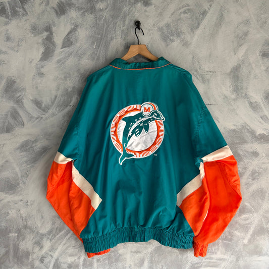 Chamarra Rompevientos Miami Dolphins Logo 7 De Hombre