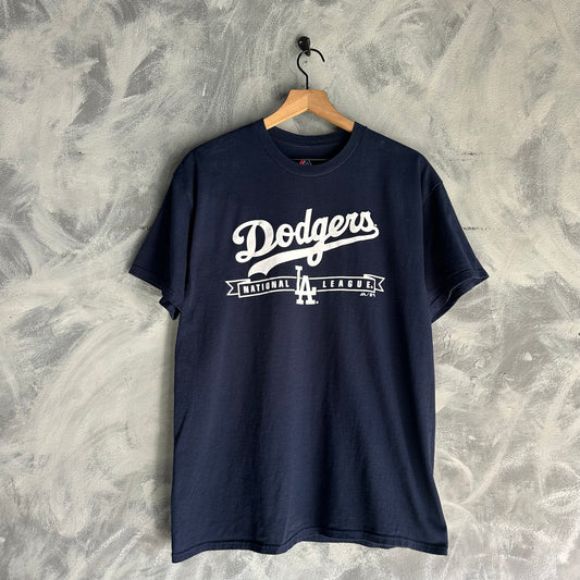 Camisa Basica De Los Angeles Dodgers De Hombre Majestic