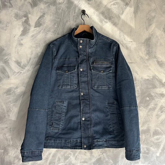 Chamarra De Mezclilla Levis De Hombre Estilo Militar
