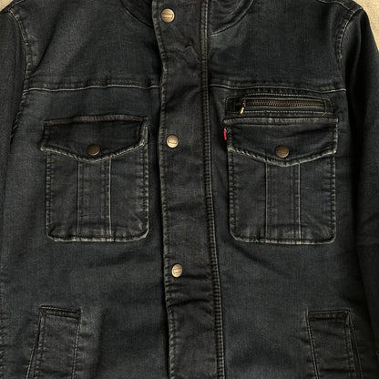 Chamarra De Mezclilla Levis De Hombre Estilo Militar