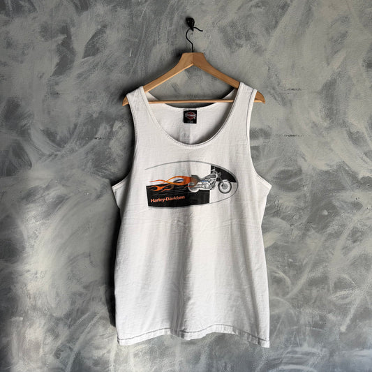 Camisa Sin Mangas Vintage Harley Davidson De Hombre De Resaque