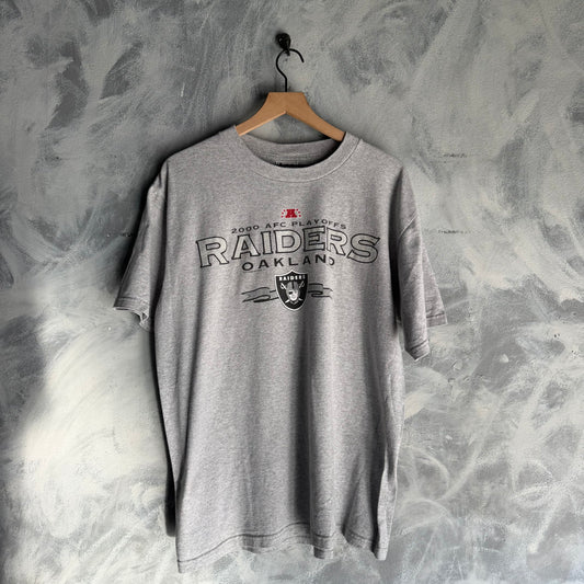 Camisa Vintage Oakland Raiders De Hombre AFC Playoffs Lee Sport