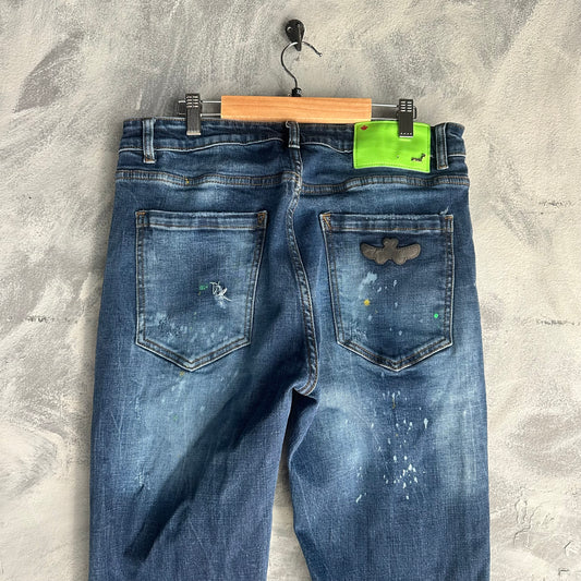 Pantalon De Lujo DSQUARED2 De Hombre Talla 50 Eueropeo 30 Americano Diseñador