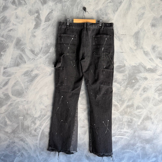Pantalon Acampanado Black Icon De Hombre Talla 36 Corte Bota Carpenter
