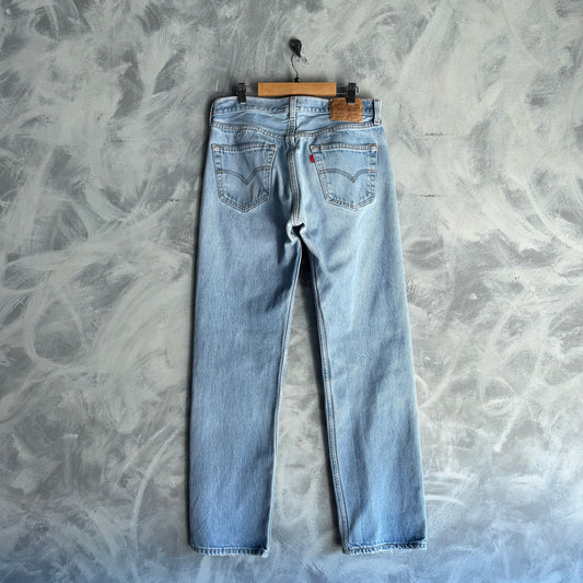 Pantalon Vintage Levis 501xx De Hombre Talla 34x34 (30x30) Color Azul Hecho En Usa