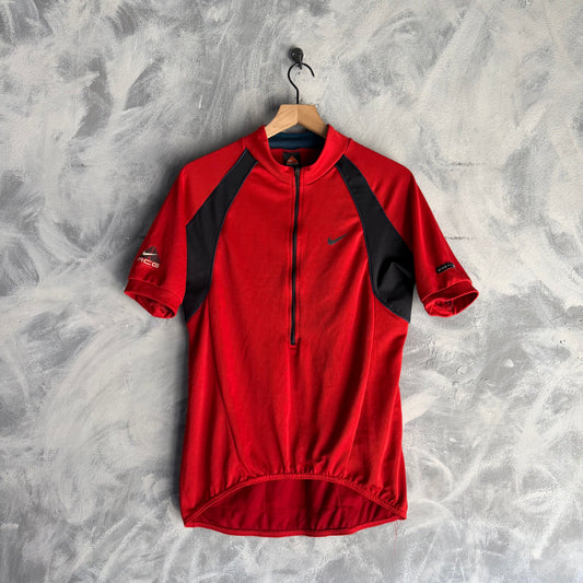Camisa Vintage Nike ACG De Hombre Talla S Color Rojo Ciclismo
